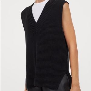 H&m rib knit sweater vest NWT